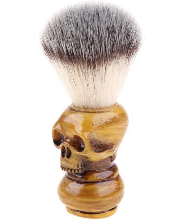 UNFAIRZQ Badger Hair Skull Shaving Brush | Handmade Wooden Handle | Perfect Gift for Men | International Shipping Available - Buy Online on GoSupps.com