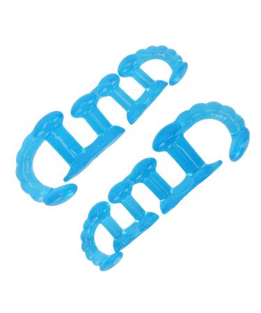 2PC Toe Separators Spacers for Night Use - Bunion Corrector & Toe Straightener - Blue - Buy Online on GoSupps.com
