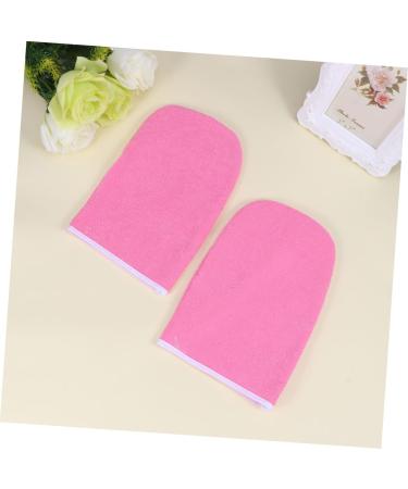 FOMIYES 2 Pairs Paraffin Wax Gloves Insulated Gloves Hand Spa Cover Hand Treatment Mitts Bath Treatment Mitt Pink Thicken Cotton Gloves - Buy Online on GoSupps.com