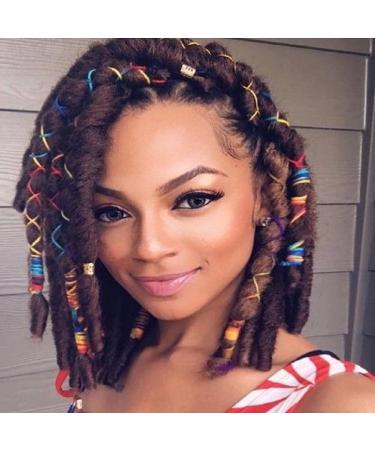 Miman Hair String For Braids Dreadlocks DIY Braided Hair Wrap Colorful Styling Hair Braiding Yarn Hair Strings for Hip-hop Hair Accessories