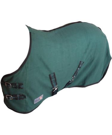 Buy RL24 Sweat Rug BASICLINE - Breathable Fleece Transport Blanket for Horses Dark Green 125cm | International Shipping - Buy Online on GoSupps.com