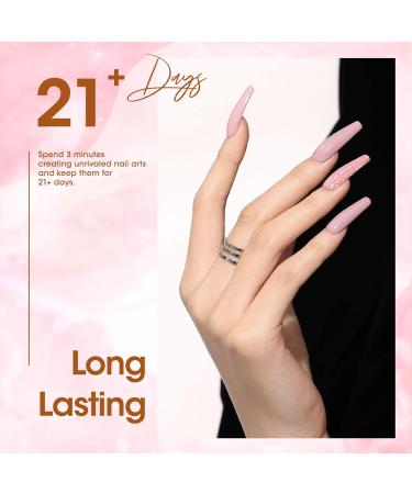 Buy Gellen Gel Nail Polish Set - 6 Colors Pink Nude - DIY Home Salon Manicure Kit for All Seasons - Buy Online on GoSupps.com