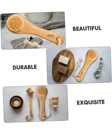 Housoutil Horse Hair Face Brush - Gentle Exfoliating Pore Cleaner & Facial Cleansing Brush for Dead Skin Removal - Buy Online on GoSupps.com