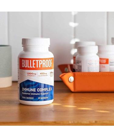Bulletproof Immunity Bundle: Immune Complex & Glutathione Force - Antioxidants Vitamin C and Elderberry (90 Capsules each) - Buy Online on GoSupps.com