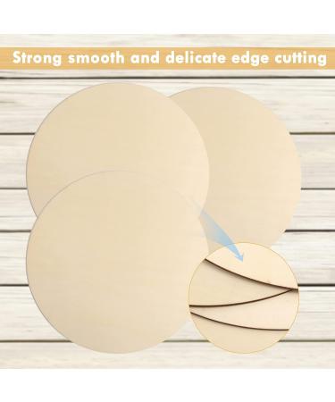 12Pcs 12 Inch Wood Circles for Crafts Unfinished Blank Wooden Rounds Slice  Wooden Cutouts for DIY Crafts Door Hanger Sign Wood Buring Painting  Christmas D cor 12 Inches
