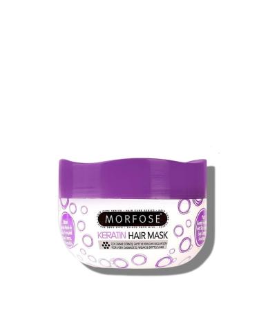Morfose Keratin Hair Mask for Curls Frizzy Bleached BLonde Hair deep conditioning hair mask hair mask for color treated hair hair mask for dry damaged hair hair mask for dry damaged hair and growth Improves Hair Elasticity 16.9Fl Oz/500ml 500 Milliliters