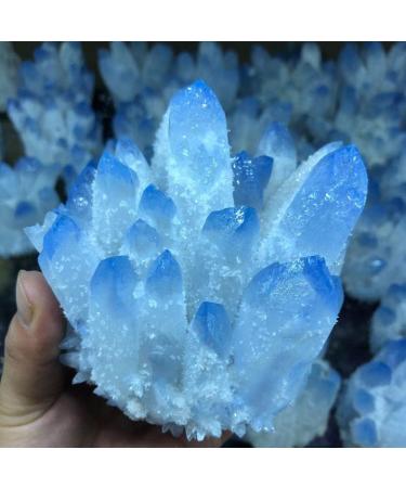 Natural Crystal Rough 300g-780g Natural Blue Phantom Ghost Quartz Crystal Cluster for Decoration 1pc (Color : 1pc 640g-700g) - Buy Online on GoSupps.com