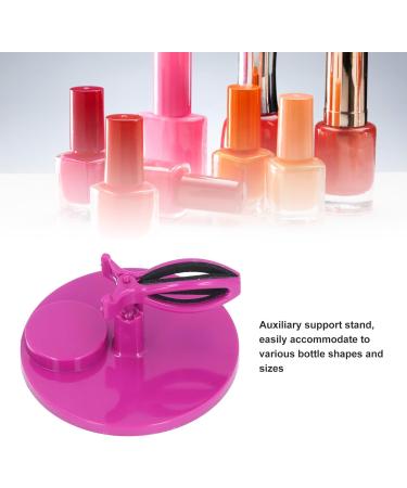 Sonew Anti Spill Nail Polish Bottle Holder Handsfree Adjustable Angle Nail Polish Bottle Clamp Nail Art Tool for Home Salon (Purple) - Buy Online on GoSupps.com