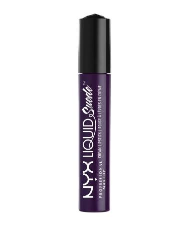 NYX PROFESSIONAL MAKEUP Liquid Suede Cream Lipstick - Oh Put it On (Deep Dark Purple) Oh Put It On 0.13 Fl Oz (Pack of 1)