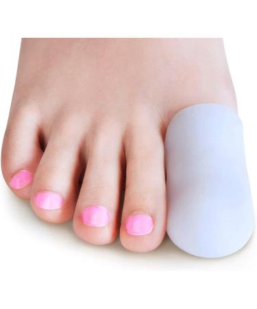4 Pieces Gel Toe Caps - Silicone Toe Protectors for Blisters Calluses & Pain Relief - Cushioning & Separation for Comfort - Buy Online on GoSupps.com