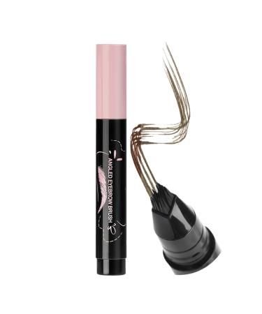 Eyebrow paint waterproof durable 14 ml ultrafine tip natural makeup for daily work trips with sports parties 02 brown