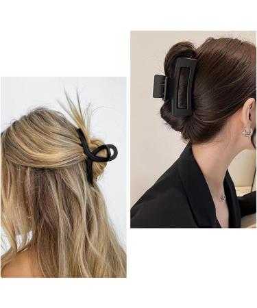 4 Pcs Matte Hair Clips Strong Hold Hair Clips Large Non Slip Hair Clips Hair Claw Clips For Women & Girl (Crossed) - Buy Online on GoSupps.com
