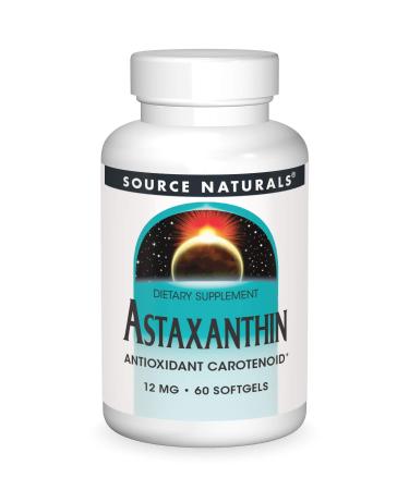 Source Naturals Astaxanthin 12 mg 60 Softgels