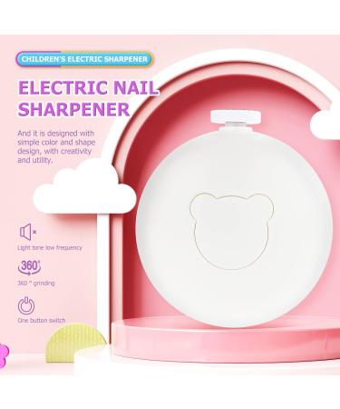 minkissy 1 Set Nail Baby Nail Trimming Tool Kids Nail Polishing Tool Nail Trimmers Electric Baby Nail Clippers Adults Nail Care Polishing Tool Abs White Replaceable Newborn Slicer White 7X7X3CM - Buy Online on GoSupps.com