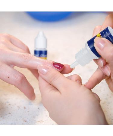 Super Strong Nail Glue for Acrylic Nails - Professional Long Lasting Bond - 0.1oz (10 Bottles) - Buy Online on GoSupps.com