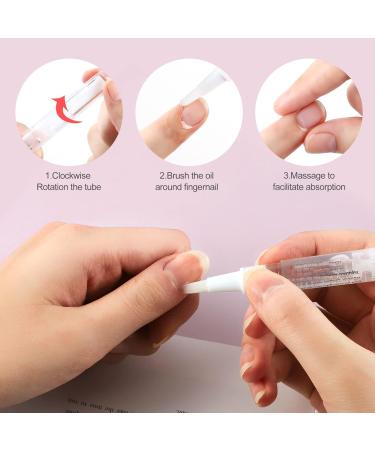 Cuticle Oil Pens for Nail Care Nail Nutrition Pen 2PCS Nail Revitalize Oil Pen Set for Nail Care Nail Oil Pens with Natural Ingredients Repairing - Buy Online on GoSupps.com
