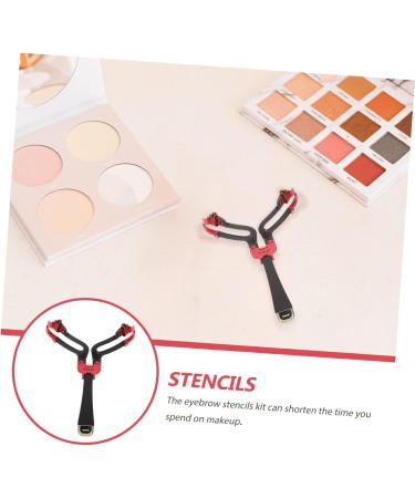 Balacoo 1pc Eyebrow Tool Make up Kit Girls Eyebrow Guide Eyebrow Makeup Stencil Eyebrow Artifact 1 count (Pack of 1) Black - Buy Online on GoSupps.com