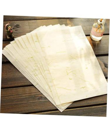 Anneome 40 Sheet Glitter Tissue Paper Rice Paper for Decoupage Red Calligraphy Paper Plant Calligraphy Ink - Buy Online on GoSupps.com