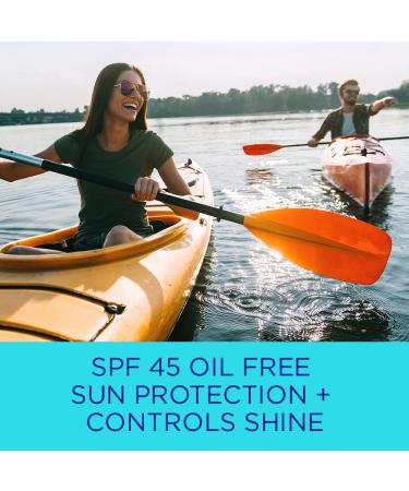 Coppertone Oil Free Face Sunscreen SPF 45 Lotion | Shine Control | 2.5 fl. oz - Buy Online on GoSupps.com