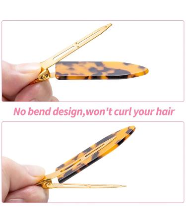 Kiiwah 10pcs Seamless Hair Clip Set | No Bending Hair Pin Curl Clips with Storage Box for Women & Girls - Perfect for Hair Styling & Makeup - Buy Online on GoSupps.com