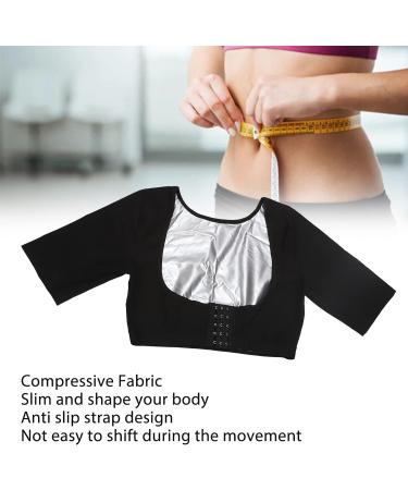 Sauna Suit for Women Short Sleeve Fast Dry Heat Trapping Sweat Suit Waist Trainer L - Buy Online on GoSupps.com