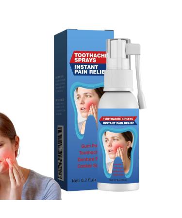 Adult Dental Relief Spray 20ml Gentle Soothing and Long-Lasting Dry Mouth Refreshing Spray | For Travel Home Parties Office After Meals Men and Women