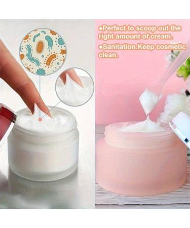 50pcs/pack Pink Make Up Spatulas Disposable Plastic Cosmetic Make Up Spatulas Skin Care Facial Cream Mask Spatula For Mixing Sampling Application - Buy Online on GoSupps.com