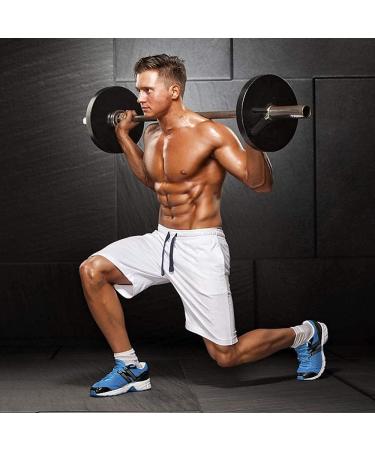 6 Piece 25mm Spring Terminals for Barbells | Heavy-Duty Spring Locks & Clamps for Dumbbell Bars | Ideal for Gym Powerlifting CrossFit & Weightlifting - Buy Online on GoSupps.com