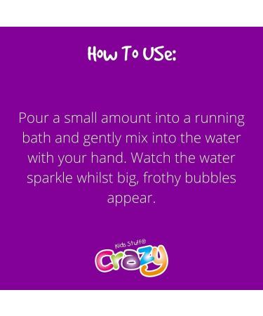 Kids Stuff Crazy Soap Magical Sparkling Bubble Bath - Dermatologically Tested, Vegan, Cruelty Free | 300ml - Buy Online on GoSupps.com