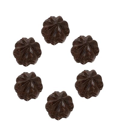 HAPINARY 6 Pieces Health Ball Wooden Ornament Wood Craft Massage Ornament Hand Massager Massage Ball Handball