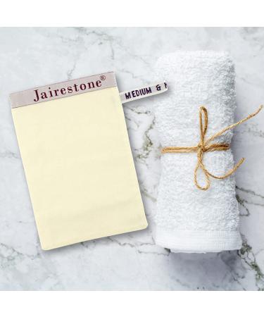 Silk Exfoliating Mitt - Deep Body Scrubber & Dead Skin Remover | Premium Kese Glove for Shower & Tan Removal | Effective Exfoliator for Smooth Glowing Skin - Buy Online on GoSupps.com