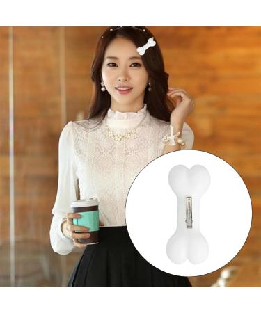 XIAHIOPT Portable Duckbill Hair Clip for White Bone Shape Hair Barrettes Ponytail Bangs Hair Clip for Teens Girls - Buy Online on GoSupps.com