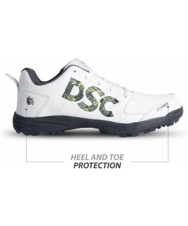 DSC Beamer Cricket Shoes - Lightweight & Durable for Boys & Men | Black | Size 8 UK 9 US 42 EU - Buy Internationally - Buy Online on GoSupps.com