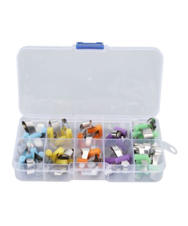 50 pieces of dental cutting matrices stainless steel cutting matrices made of contoured metal dental cutting matrix system for dental clinics