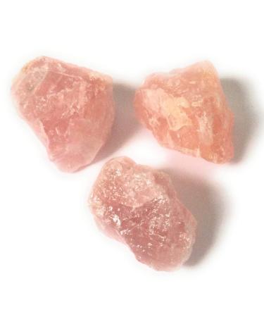 1 x Rough Rose Quartz Crystal Stone Chunk 40g - Healing Crystal - Love Compassion Self Esteem - Crystal Therapy - Reiki Charged