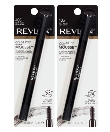 Revlon Colorstay Brow Mousse Soft Black - Long-lasting Easy Application for Perfect Brows | Shop Internationally - Buy Online on GoSupps.com