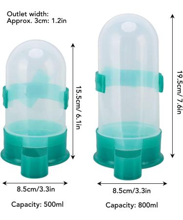 Automatic Water Dispenser for Birds | Psopp Parrots Wotto Poultry Potion 500ml | Ideal for Parrots Budgerigars Nymphensittish & Lovebirds - Buy Online on GoSupps.com