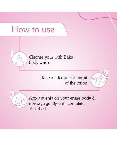 BAKE Rice Water Body Lotion with SPF 30 PA+++ | Alpha Arbutin & Vitamin E | Moisturizing Body Lotion | Helps Improve Skin Appearance | For Women & Men | 200 ml - Buy Online on GoSupps.com