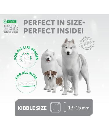 Nature's Protection Superior Care White Dogs Gluten Free Dry Food for Light Coated Dogs White Fish Meal & Rice for All Sizes & Life Stages of Furry Dogs - Buy Online on GoSupps.com