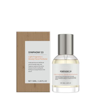 Women's Fragrances Wood Light Flower Perfume Stylish Long Lasting Eau De Parfum Captivating Beauty Products Suitable for Travel Size Holiday Gifts Net 50ml White