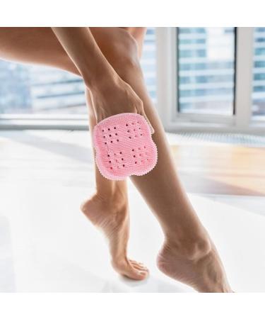 SOLUSTRE Silicone Body Scrubbing Pad | Shower Brush for Body & Face | Non-Scratch Kitchen Scrubber | Multipurpose Cleaning Tool - Buy Online on GoSupps.com