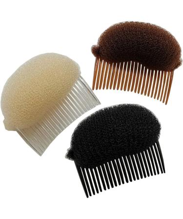 Haifly 6 Pieces Sponge Hair Former Comb - Updo Styling Accessories in Beige for Perfect Hair Raise - Buy Online on GoSupps.com