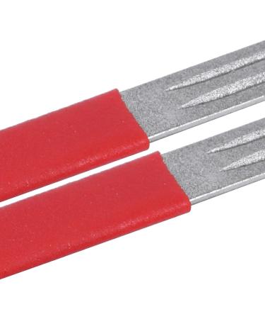 Fishing Hook Sharpener Diamond File with Keychain - Portable Pocket Knife Sharpening Stone for Outdoor Camping and Fishing - Buy Online on GoSupps.com