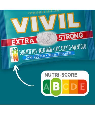 Vivil Extra Strong Eucalyptus-Menthol Pastilles - Sugar-Free Vegan 78 x 25g | 26 x 3 Pack - Shop Internationally! - Buy Online on GoSupps.com