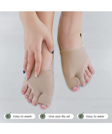 KTSAY Upgraded Bunion Corrector 2 Pcs Set for Women & Men - Non-Surgical Bunion Socks for Day/Night Support, Hallux Valgus Pain Relief, Comfortable & Breathable - Non-Slip Big Toe Straightener - Buy Online on GoSupps.com