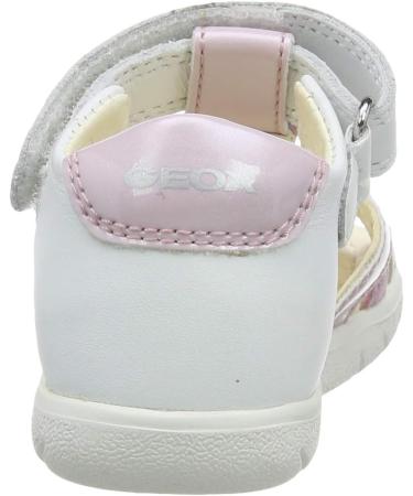 Geox Girl's B Sandal Alul D | White Pink | Size 7 UK Child - Buy Online on GoSupps.com