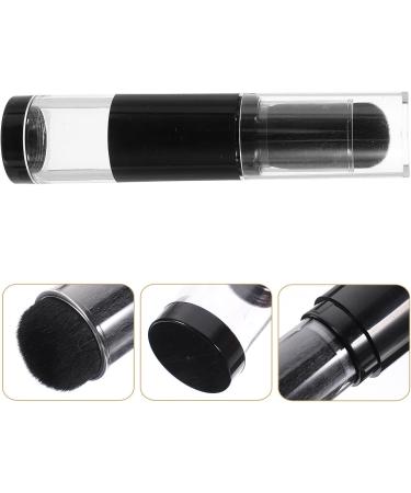 DOITOOL Refillable Powder Brush Reusable Spray Applicator Brush Retractable Pressed Powder Brush with Refillable Loose Powder Bottle Jar for Tint Blush Makeup Travel - Buy Online on GoSupps.com