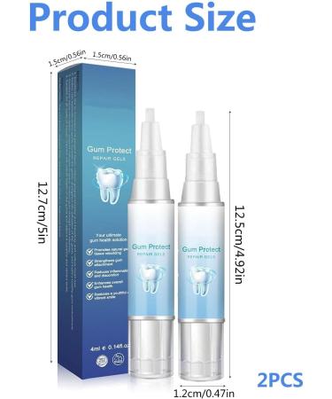 Buy 2-Piece Gum Therapy Gel for Effective Periodontal Treatment | Brightening Tooth Health Gel - Buy Online on GoSupps.com
