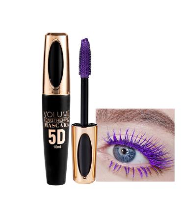 MockTota 5D Water Resistant Mascara - Intense Volume & Curved 10ml Vegan Mascara for Wedding Party Carnival and Stage Makeup