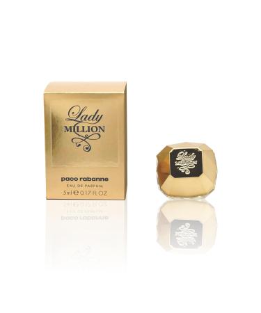 Lady Million Perfume for Women Mini Splash EDP 0.17 Fl oz 0.17 Fl Oz (Pack of 1)